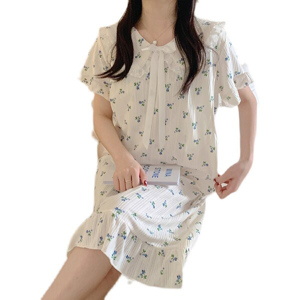 Нов модел дамска пижама с къс ръкав за кърмачки