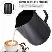 350/600 ml tapadásmentes acél tejhabos kancsó eszpresszó cappuccino latte Craft barista habosító kávéskancsó krém S6A8