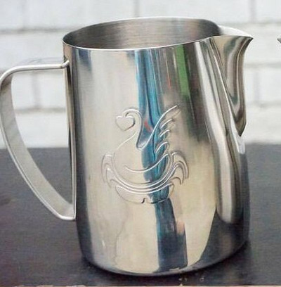 Espresso gőzölő kancsó Eszpresszó tejhabos kancsó Rozsdamentes acél kávékancsó Latte Art Cup 20 OZ (600 ml)