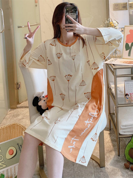 Cămașă de noapte casual pentru alăptare, cu mânecă lungă