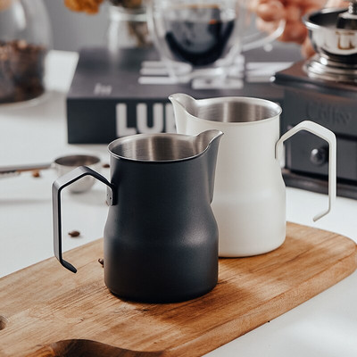 350ml από ανοξείδωτο χάλυβα Milk Foam Pitcher Espresso Coffee Latte Cappuccino Frothing Pitcher Cup Cream Frother Cup Pitcher Cana