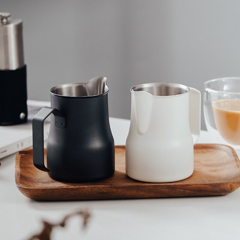 350 ml-es rozsdamentes acél tejhabos kancsó eszpresszó kávé tejeskávé cappuccino habos kancsó csésze krémhabosító kancsó