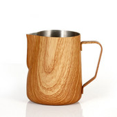 „300/600 ml kavos pieno ąsočio grūdinimas nerūdijančio plieno putų ąsotis Gėlių puodelis Espreso putotojas Puodelis Kavos Baristos įrankiai“