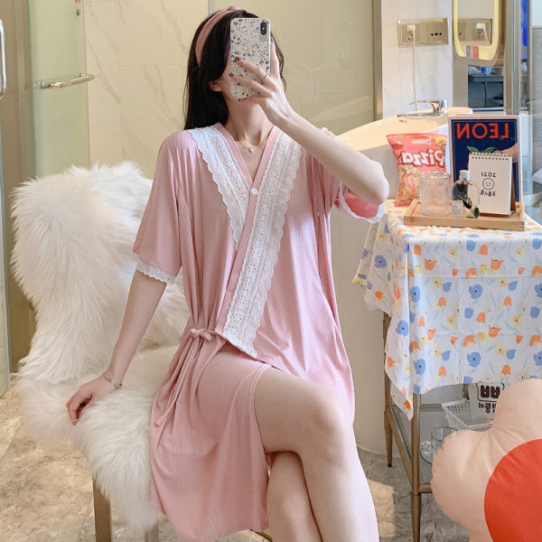 Cămașă de noapte de vară pentru mamele care alăptează - mai multe modele