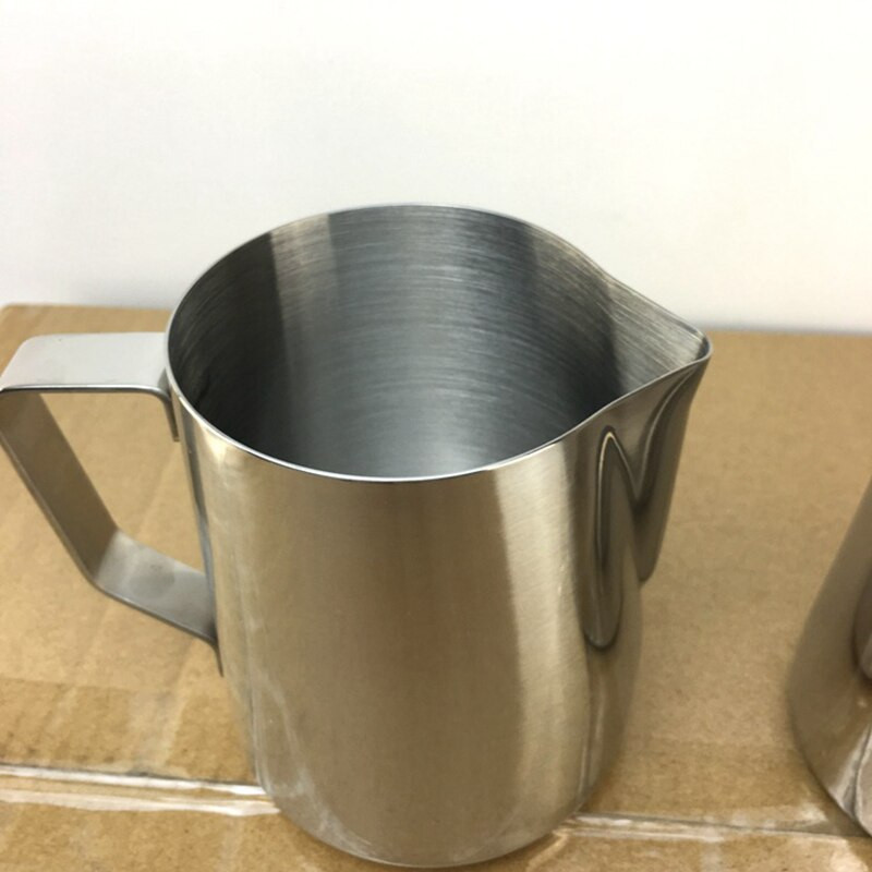 Minőségi rozsdamentes acél kávéscsésze Pull Flower Szerszámok Moka Pot Milk Shake Hab Fancy Cup Kávékészülék Tejkancsó Kávézó Konyha