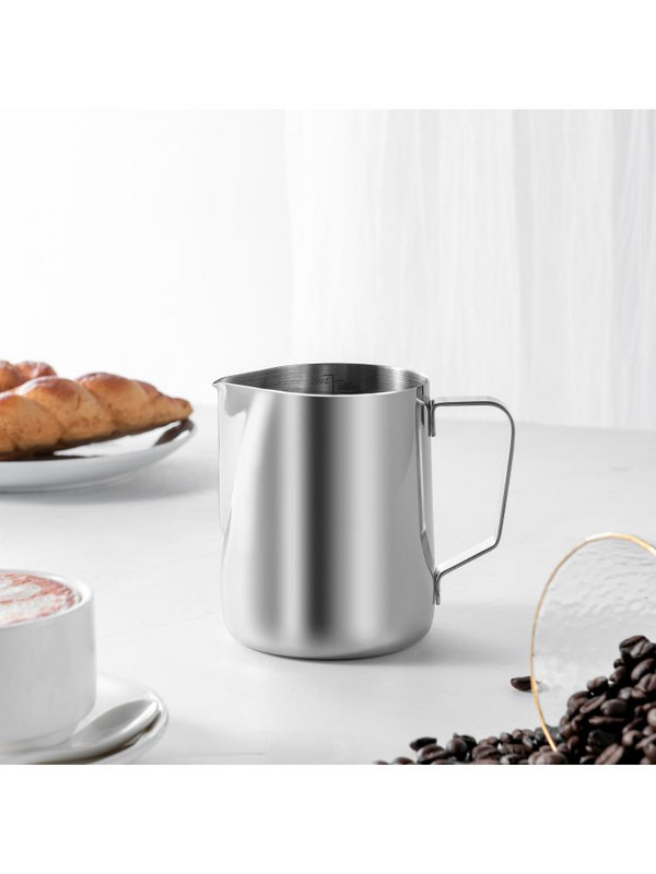 Rozsdamentes acél tejhabos kancsó Eszpresszó gőz kávé Barista Craft Latte Cappuccino tejszínhabos kancsó