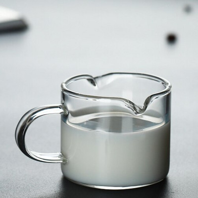 70 ml-es üveg tejes kancsó iker kiöntő kávé tejszínes szósz kancsók Barista kézműves kávé tejeskávé cappuccino tejhabos kancsó