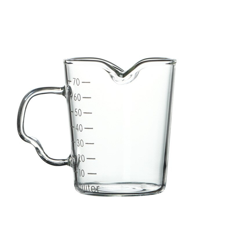 70 ml-es üveg tejes kancsó iker kiöntő kávé tejszínes szósz kancsók Barista kézműves kávé tejeskávé cappuccino tejhabos kancsó