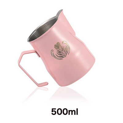 350/500/700Ml Nerūdijančio plieno pieno putų ąsotis Storas kavos pieno putų puodukas Itališkas Latte Art ąsotis Pieno ąsočio plakiklio puodelis
