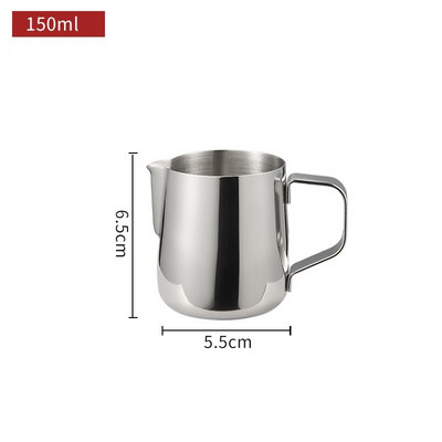 Rozsdamentes acél kávé tejhabos kancsó gőzölgő éles kifolyó tej kávékancsó cappuccino latte art espresso barista gőzpohár