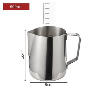 Rozsdamentes acél kávé tejhabos kancsó gőzölgő éles kifolyó tej kávékancsó cappuccino latte art espresso barista gőzpohár