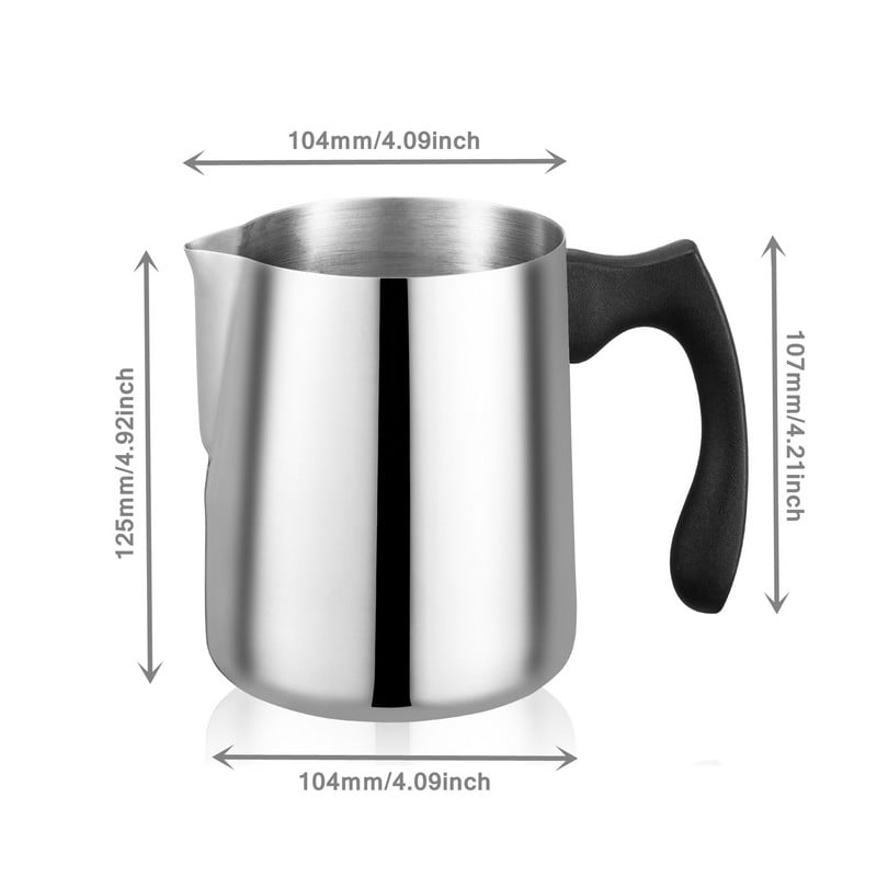 32oz/900 ml rozsdamentes acél tejhabos kancsó eszpresszó kávé Barista Craft latte cappuccino tejszínhabosító csésze kancsó