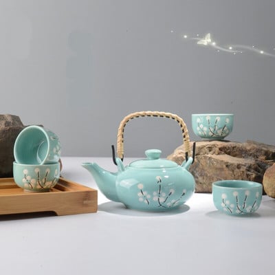 Teáskészletek 4db teáscsésze 1db teáskanna. Kung Fu tea A legtöbbet értékesített teáskészlet. A legkreatívabb születésnapi ajándék kávéscsésze