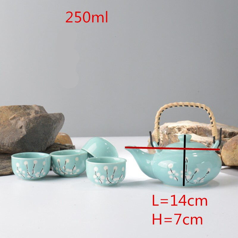 Teáskészletek 4db teáscsésze 1db teáskanna. Kung Fu tea A legtöbbet értékesített teáskészlet. A legkreatívabb születésnapi ajándék kávéscsésze