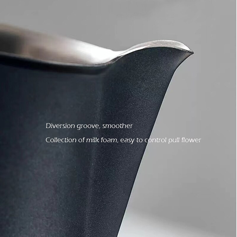 1 buc borcan de spumare a laptelui ulcior cu ac de flori de tragere Accesorii pentru cafea Unelte pentru barista Home Cafe 325/450ml Artizanat Latte Art DIY