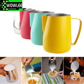 0,3–0,6 l pieno ąsotis nerūdijančio plieno putų ąsotis Ištraukite gėlių puodelį Kavos pieno putų plakiklis Latte Art pieno putų įrankis Kavos reikmenys