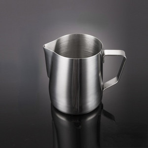 0,3–0,6 l pieno ąsotis nerūdijančio plieno putų ąsotis Ištraukite gėlių puodelį Kavos pieno putų plakiklis Latte Art pieno putų įrankis Kavos reikmenys