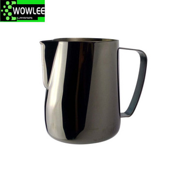 0,3-0,6L Κανάτα γάλακτος από ανοξείδωτο ατσάλι Αφρώδη στάμνα Pull Flower Cup Coffee Milk Frother Latte Art Milk Foam Tool Coffeware