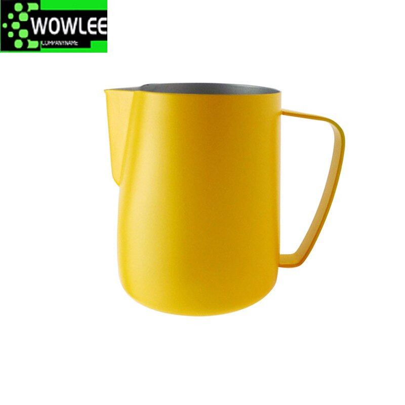 0,3–0,6 l pieno ąsotis nerūdijančio plieno putų ąsotis Ištraukite gėlių puodelį Kavos pieno putų plakiklis Latte Art pieno putų įrankis Kavos reikmenys