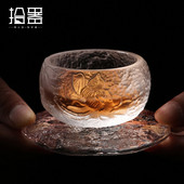 Stiklo meistro puodelis karščiui atsparaus stiklo kungfu arbatos rinkinys arbatos puodelis asmeninis mažas vieno puodelio arbatos ceremonija namuose