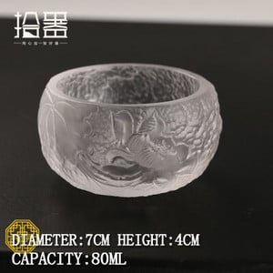 Stiklo meistro puodelis karščiui atsparaus stiklo kungfu arbatos rinkinys arbatos puodelis asmeninis mažas vieno puodelio arbatos ceremonija namuose