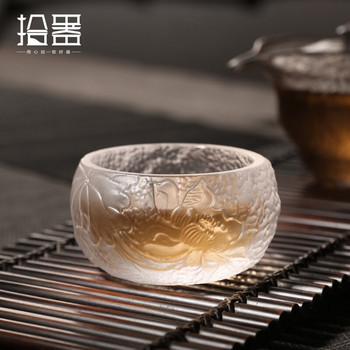 Γυάλινο master cup ανθεκτικό στη θερμότητα γυάλινο σετ τσαγιού kungfu ατομικό φλιτζάνι τσαγιού μικρό μονό φλιτζάνι τελετή τσαγιού σπίτι