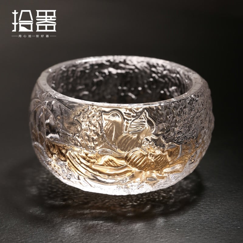 Stiklo meistro puodelis karščiui atsparaus stiklo kungfu arbatos rinkinys arbatos puodelis asmeninis mažas vieno puodelio arbatos ceremonija namuose