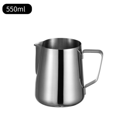 350/550/900 ml-es rozsdamentes acél tejhabosító kézműves tejeskávé-kancsó kávéfőzővel, kihúzható virágkannákkal mérőpohár bögre