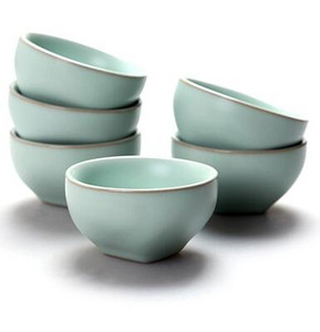 6 бр./компл. Китайска керамична чаша за чай Напукана с лед чаша с глазура Кунг-фу чайник Малка порцеланова купа за чай Чаша за чай Аксесоари за пиене