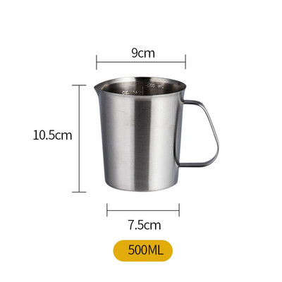 500ml 700ml 1000ml 1500ml 2000ml oțel inoxidabil cană cu lapte antiaderență cu flori de cafea cappuccino latte art