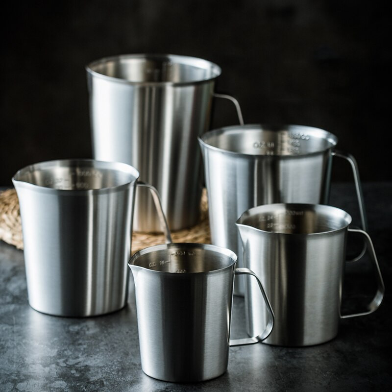 500ml 700ml 1000ml 1500ml 2000ml oțel inoxidabil cană cu lapte antiaderență cu flori de cafea cappuccino latte art