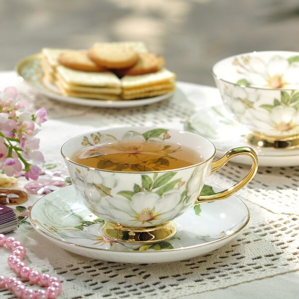 Camellia angol kávéscsésze készlet eszpresszó csészék házi kerámia európai délutáni teás csésze készlet díszdoboz csomagolás barátnő ajándékok