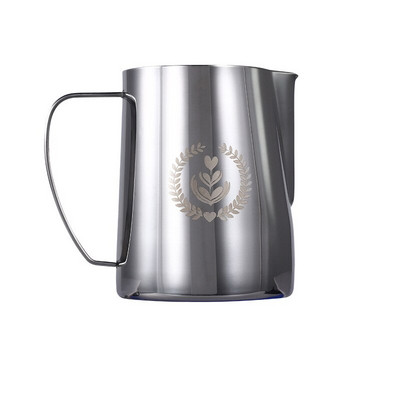 Urcică pentru spumare a laptelui, ulcior de lapte pentru aburire din oțel inoxidabil ulcior pentru aburire pentru espresso ulcior pentru spumare pentru cappuccino latte Art Cup