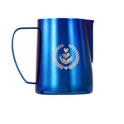 Urcică pentru spumare a laptelui, ulcior de lapte pentru aburire din oțel inoxidabil ulcior pentru aburire pentru espresso ulcior pentru spumare pentru cappuccino latte Art Cup