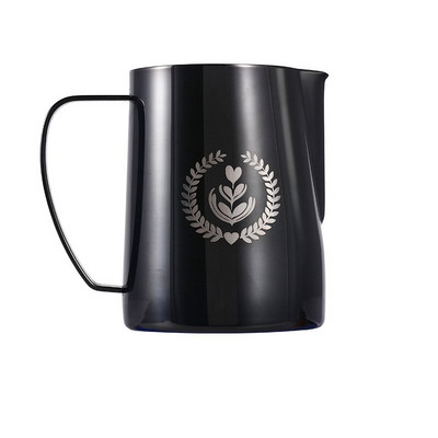 Urcică pentru spumare a laptelui, ulcior de lapte pentru aburire din oțel inoxidabil ulcior pentru aburire pentru espresso ulcior pentru spumare pentru cappuccino latte Art Cup