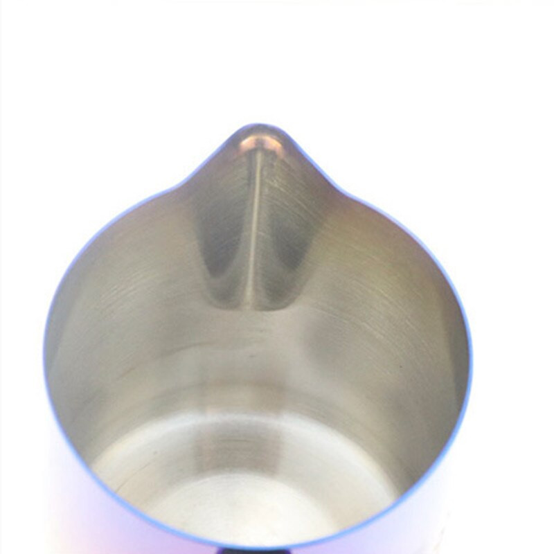 Urcică pentru spumare a laptelui, ulcior de lapte pentru aburire din oțel inoxidabil ulcior pentru aburire pentru espresso ulcior pentru spumare pentru cappuccino latte Art Cup