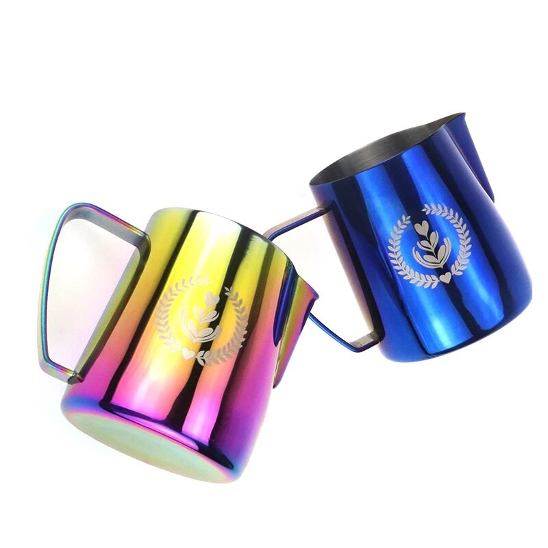 Espreso kavos ąsotis 350/600 ml Espreso pieno putų ąsotis Kavos pieno putos puodelis Kavos garinimo ąsotis Latte Art puodelis