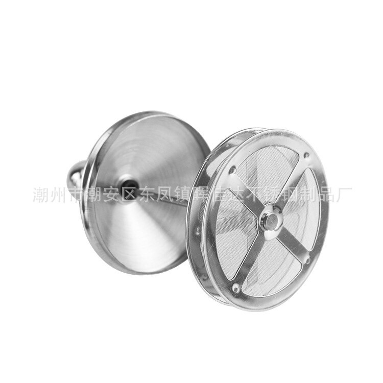 400/800 ml rankinis pieno putų plakiklis nerūdijančio plieno pieno putos dvigubo tinklelio kavos putų puodo puodelis kapučino pieno grietinėlės