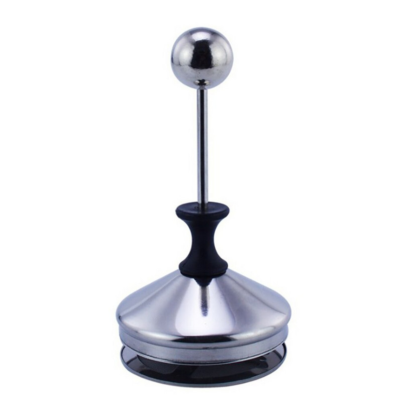 400 ml rankinis pieno putų plakiklis Buitinis nerūdijančio plieno kavos putotuvas dvigubo tinklelio kavos kapučino putojimas grietinėlės virtuvės įrankiai