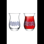 Turkiškos arbatos puodelių rinkinys iš 6 plonų juosmens aukštos kokybės stiklinių turkiškos arbatos stiklinių ir 6 stiklinių rinkinys šešiems asmenims