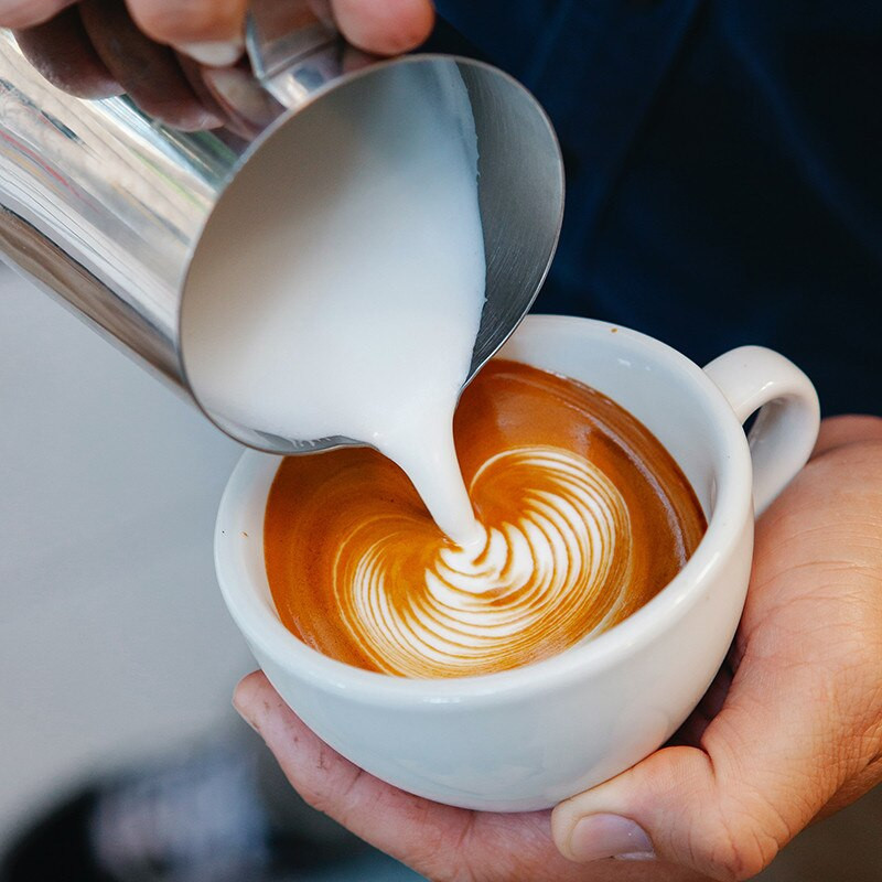 Rozsdamentes acél tejkancsó Kávékancsó Espresso Kávéfüzér Tűs Tejkrémpohár Habosító Craft Latte Craft Latte Cappu