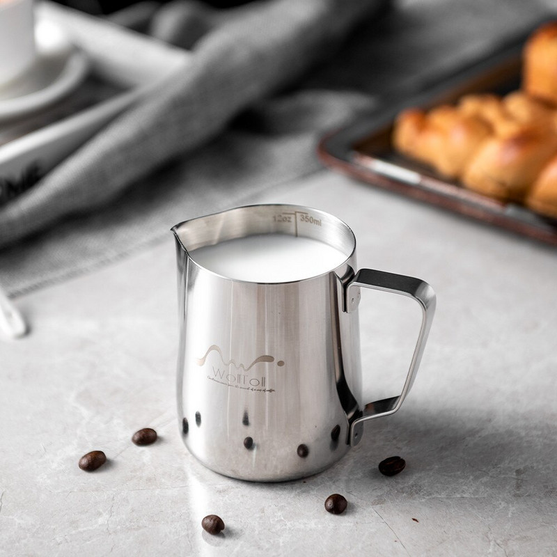 Rozsdamentes acél tejkancsó Kávékancsó Espresso Kávéfüzér Tűs Tejkrémpohár Habosító Craft Latte Craft Latte Cappu
