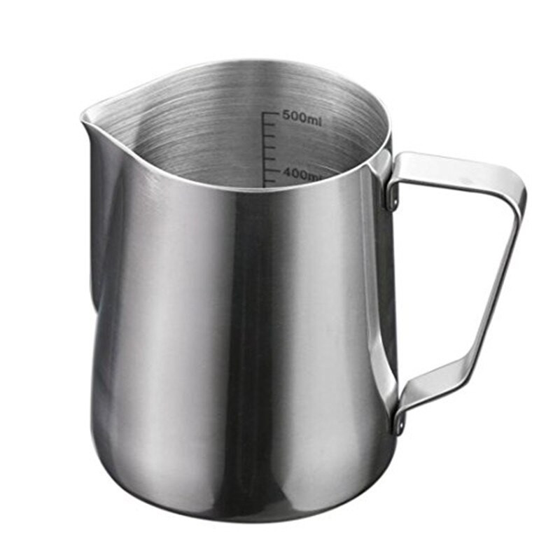 Ανοξείδωτο ατσάλι Latte Art Pitcher Milk Frothing Jug Espresso Coffee Cup Barista Cappuccino Tools 350 600ml με μέτρηση ζυγαριάς