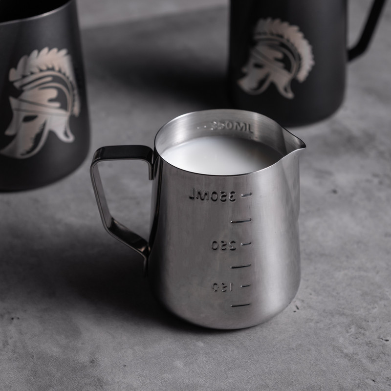 Rozsdamentes acél tejhabos kancsó, eszpresszó gőzölő kávé Barista kézműves latte csésze cappuccino tejkancsó tejhabosító kancsó