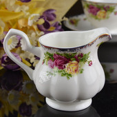 Βρετανική δημιουργική Bone China δοχείο γάλακτος κεραμικό Ευρωπαϊκό δοχείο αποθήκευσης γάλακτος καφέ αξεσουάρ καφέ κύπελλο γάλακτος ΦΠΑ