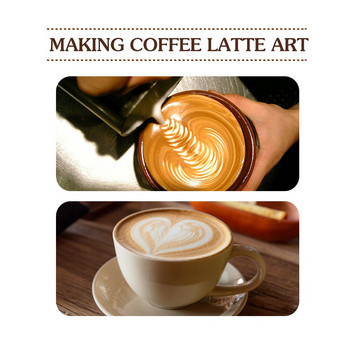 350/600ML Κανάτα για αφρισμό γάλακτος καφέ Latte Art Maker Cup Αφρώδης κανάτα ιταλικής κρέμας εσπρέσο Αξεσουάρ παρασκευής καφέ