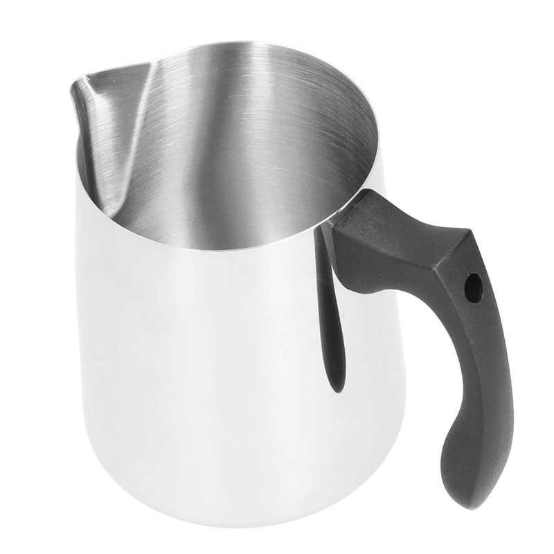 Tejhabosító kancsó sima Latte Art rozsdamentes acél, könnyen tisztítható tejhabos kancsó kávé szerelmeseinek
