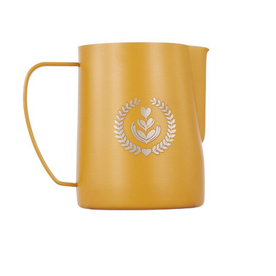 Tejhabosító kancsó 600 ml rozsdamentes acél tapadásmentes tejkancsó Garland csésze tökéletes Cappuccino Latte Art kávétartozékokhoz