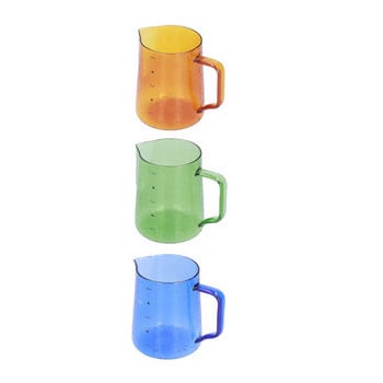 500ml Milk Frothing Pitcher Βοροπυριτική γυάλινη κανάτα πολλαπλών χρήσεων για καφέ γάλα Ποτό Milk Cang Milk Coffee δοχείο