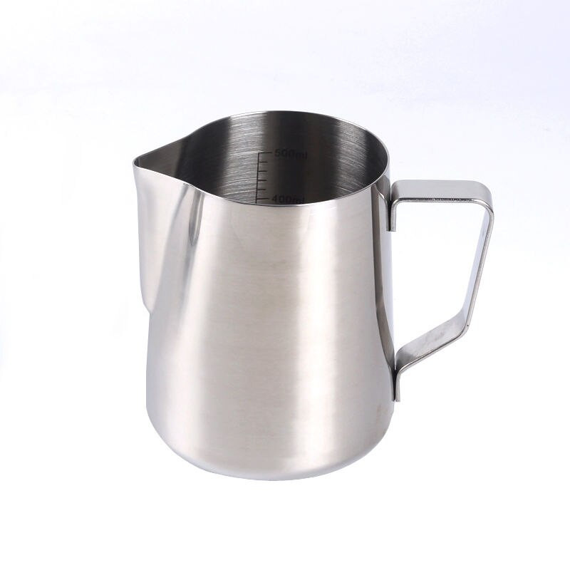 Kavos Ravioli Latte Art Pieno skardinė 304 Nerūdijančio plieno smailios burnos kavos puodas Išgalvotas kavos menas Kepimas Virtuvės įrankiai Arbata E11585